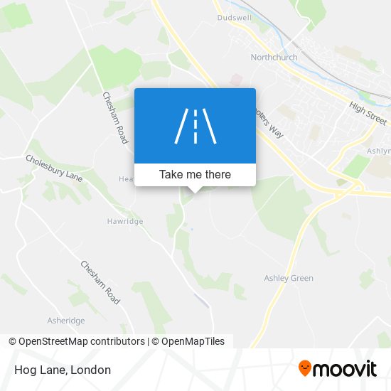 Hog Lane map