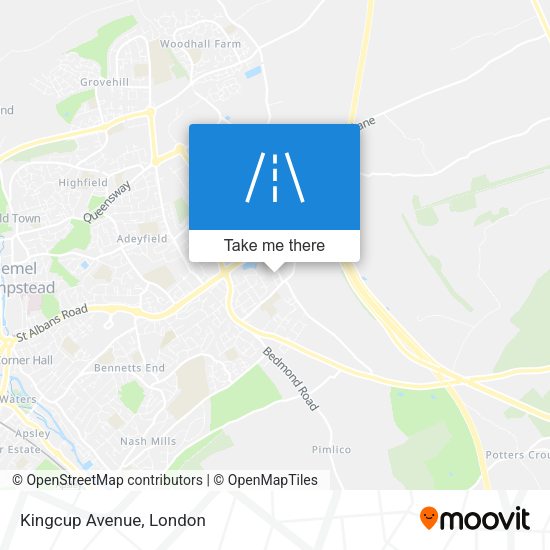 Kingcup Avenue map