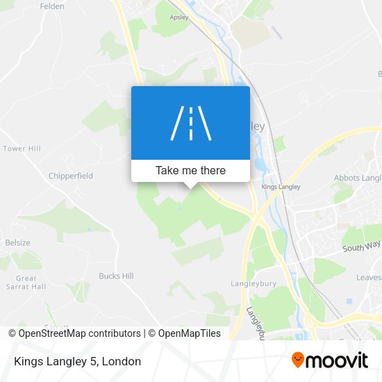 Kings Langley 5 map