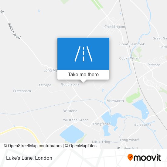 Luke's Lane map