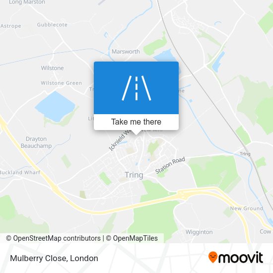 Mulberry Close map