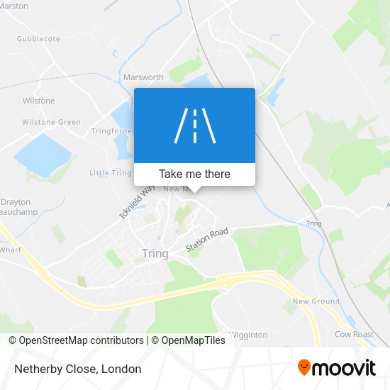 Netherby Close map
