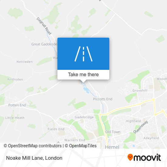 Noake Mill Lane map