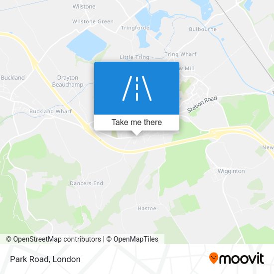 Park Road map