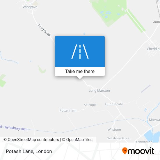 Potash Lane map