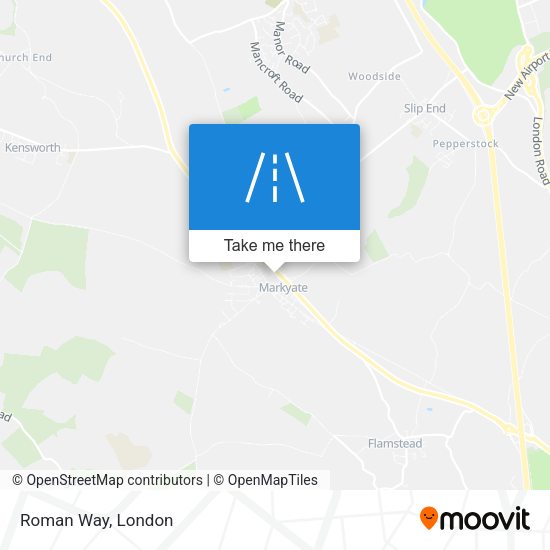 Roman Way map