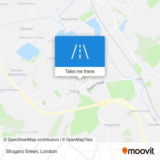 Shugars Green map