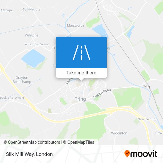 Silk Mill Way map