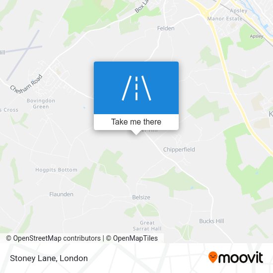 Stoney Lane map