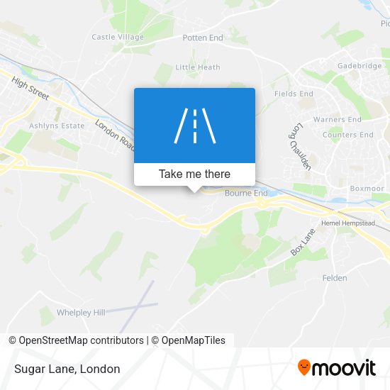 Sugar Lane map