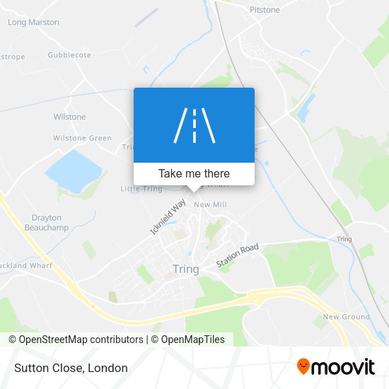 Sutton Close map