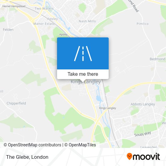 The Glebe map