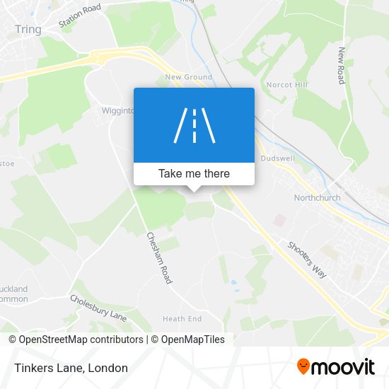 Tinkers Lane map