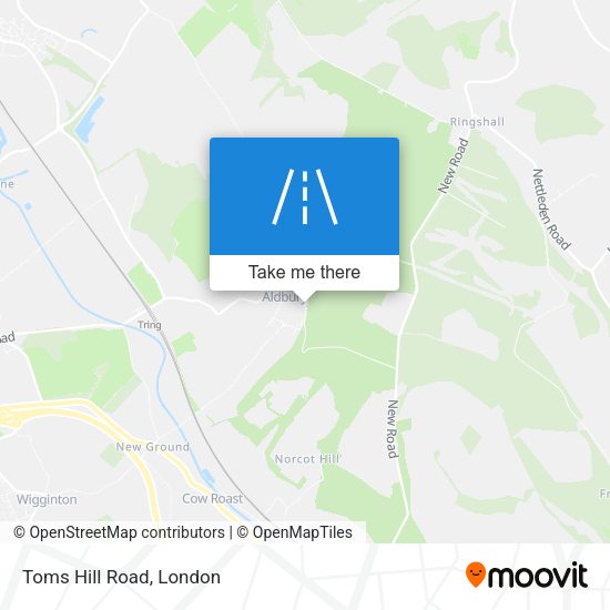 Toms Hill Road map