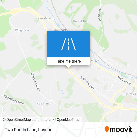 Two Ponds Lane map