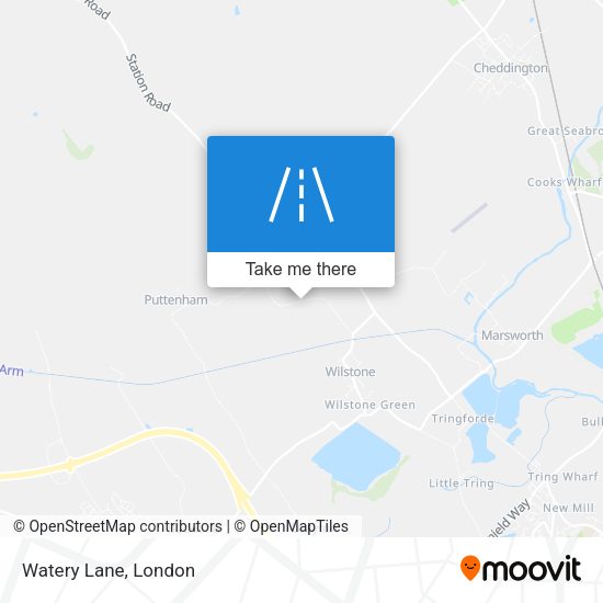 Watery Lane map