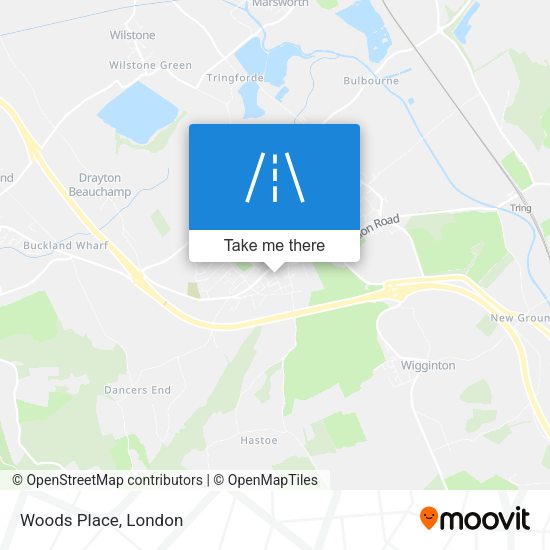 Woods Place map
