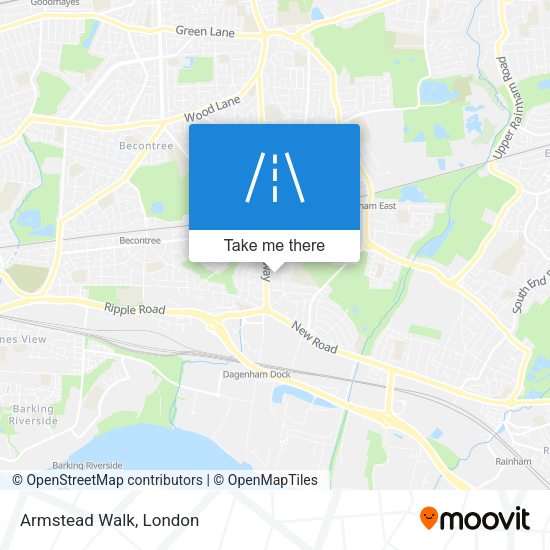 Armstead Walk map