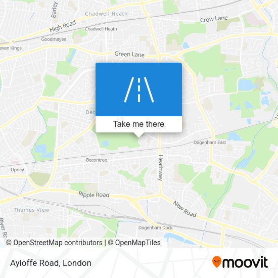 Ayloffe Road map