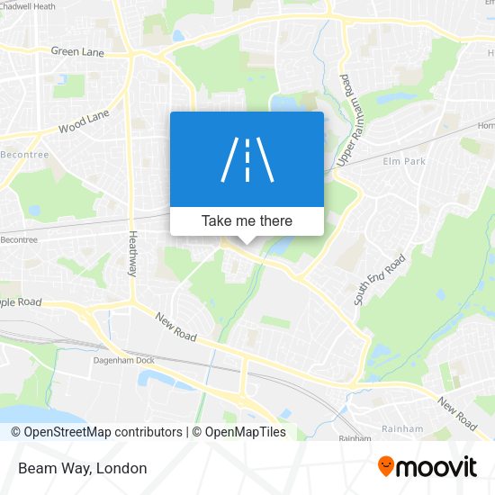 Beam Way map