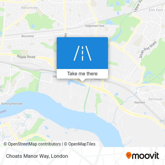 Choats Manor Way map