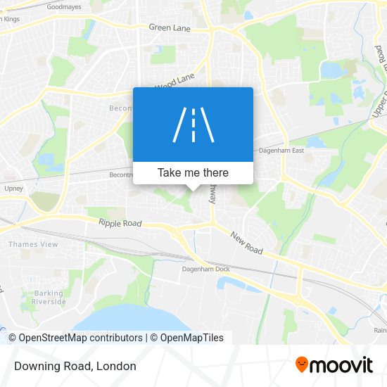 Downing Road map