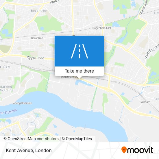 Kent Avenue map