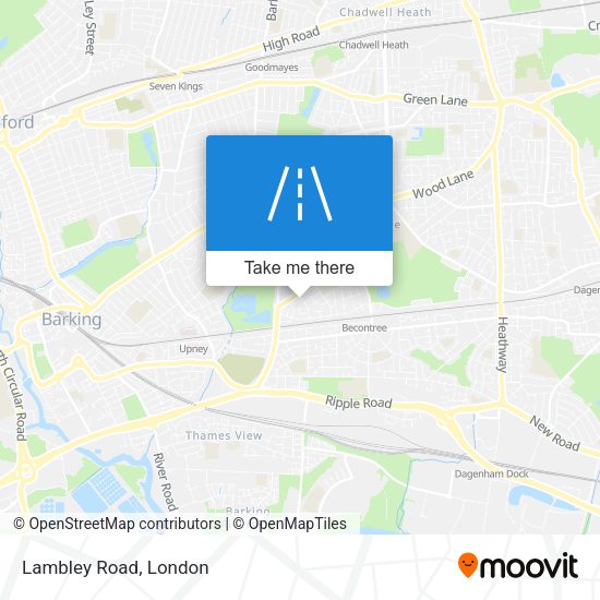 Lambley Road map