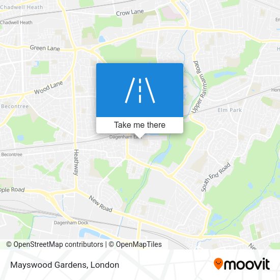 Mayswood Gardens map