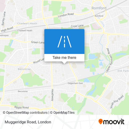Muggeridge Road map