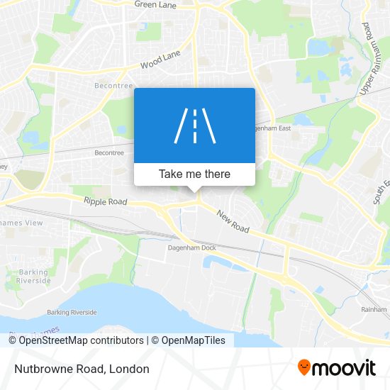 Nutbrowne Road map