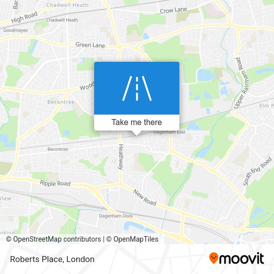 Roberts Place map