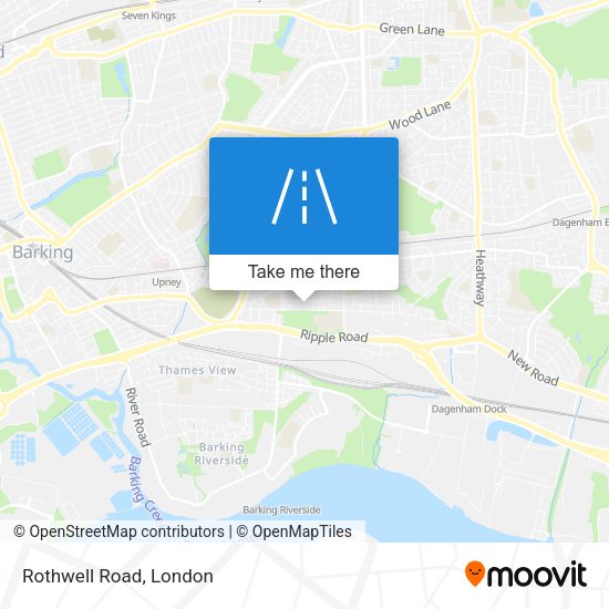 Rothwell Road map