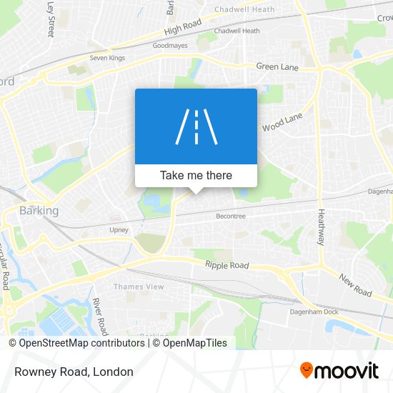 Rowney Road map