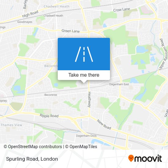 Spurling Road map