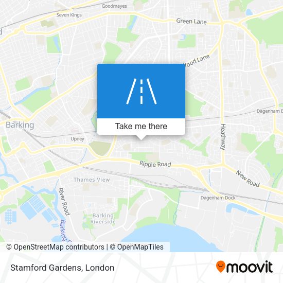 Stamford Gardens map