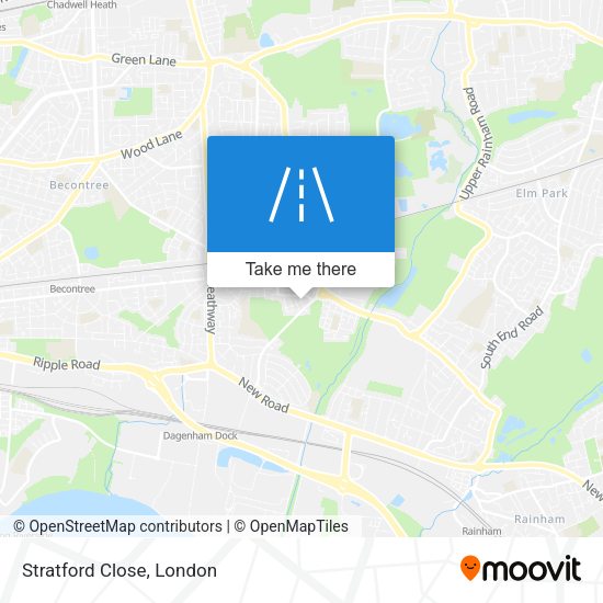 Stratford Close map