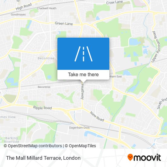 The Mall Millard Terrace map