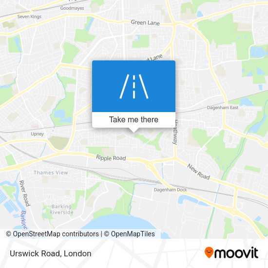 Urswick Road map
