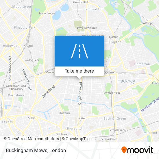 Buckingham Mews map