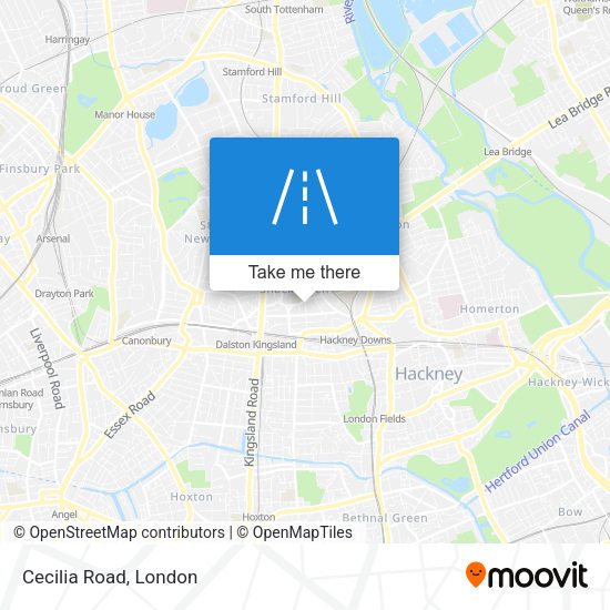 Cecilia Road map