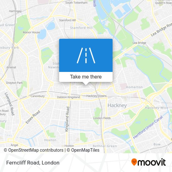 Ferncliff Road map