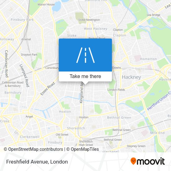 Freshfield Avenue map