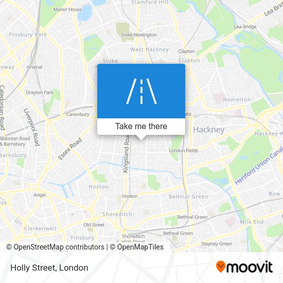 Holly Street map