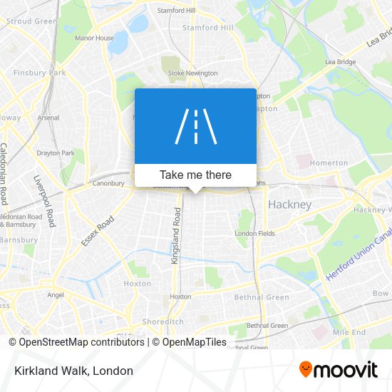 Kirkland Walk map