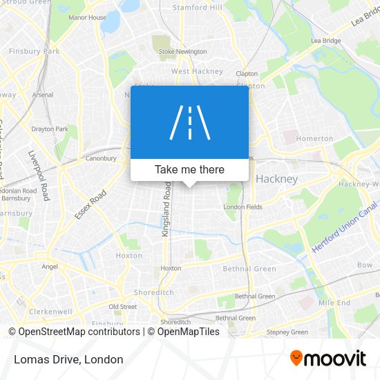 Lomas Drive map
