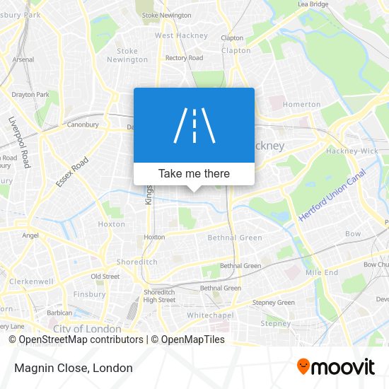 Magnin Close map