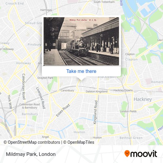 Mildmay Park map