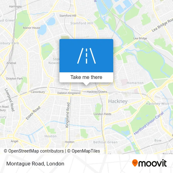 Montague Road map