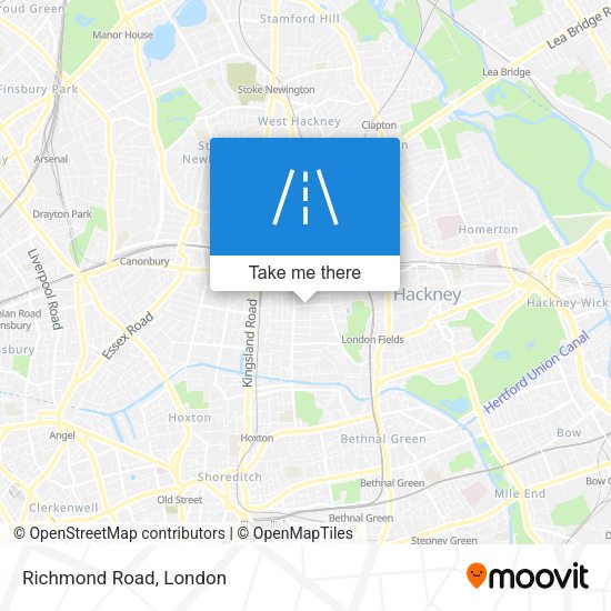 Richmond Road map